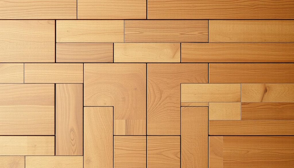 A natural, rustic scene showcasing a variety of wood-look tiles against a backdrop of warm, earthy tones. The tiles are arranged in a herringbone pattern, capturing the organic texture and grain of wood. Soft, diffused lighting illuminates the tiles, highlighting their subtle variations and creating a cozy, inviting atmosphere. The camera angle is slightly elevated, providing a balanced, symmetrical composition that emphasizes the versatility and aesthetic appeal of the wood-look tiles and the complementary grout color. A natural, rustic scene showcasing a variety of wood-look tiles against a backdrop of warm, earthy tones. The tiles are arranged in a herringbone pattern, capturing the organic texture and grain of wood. Soft, diffused lighting illuminates the tiles, highlighting their subtle variations and creating a cozy, inviting atmosphere. The camera angle is slightly elevated, providing a balanced, symmetrical composition that emphasizes the versatility and aesthetic appeal of the wood-look tiles and the complementary grout color.