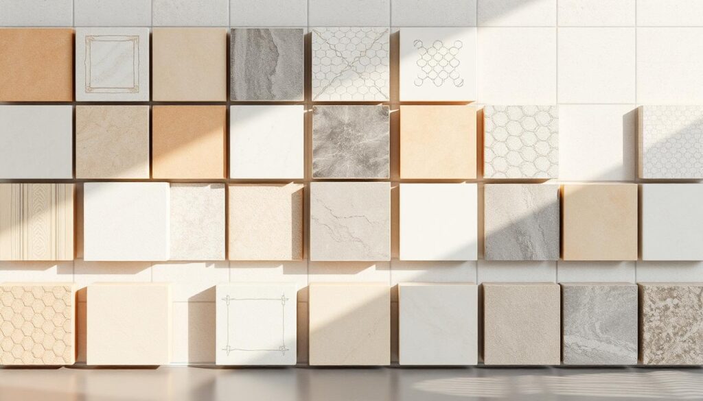 A neatly organized collection of ceramic tile collection points, set against a clean, minimalist backdrop. The tiles are displayed in a grid-like arrangement, with each tile positioned precisely and evenly spaced. The tiles reflect a range of neutral colors, from warm beiges to cool grays, creating a harmonious and visually appealing composition. The scene is illuminated by soft, diffused lighting, casting gentle shadows and highlighting the subtle textures and hues of the ceramic materials. The overall atmosphere conveys a sense of order, efficiency, and environmental responsibility, perfectly suited to illustrate the section on proper ceramic tile disposal. A neatly organized collection of ceramic tile collection points, set against a clean, minimalist backdrop. The tiles are displayed in a grid-like arrangement, with each tile positioned precisely and evenly spaced. The tiles reflect a range of neutral colors, from warm beiges to cool grays, creating a harmonious and visually appealing composition. The scene is illuminated by soft, diffused lighting, casting gentle shadows and highlighting the subtle textures and hues of the ceramic materials. The overall atmosphere conveys a sense of order, efficiency, and environmental responsibility, perfectly suited to illustrate the section on proper ceramic tile disposal.