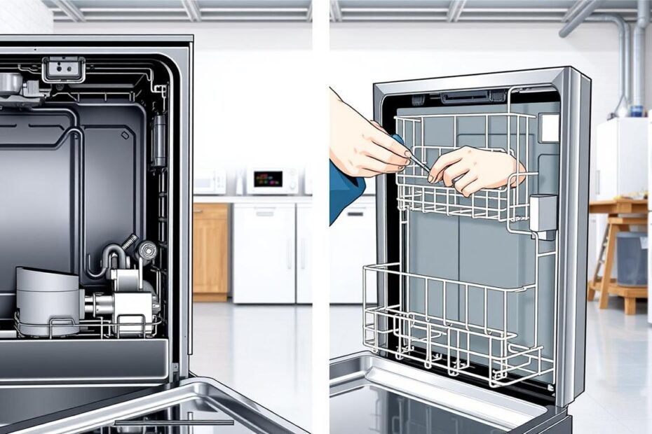 Jak zamontować front do zmywarki beko