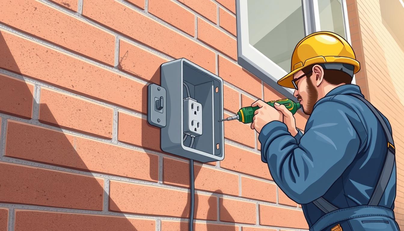 Jak zamontować gniazdko na elewacji