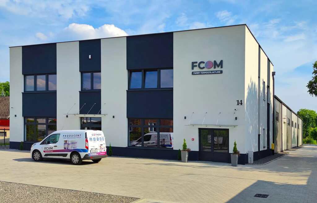 siedziba fcom polskiego producenta farb termoizolacyjnych