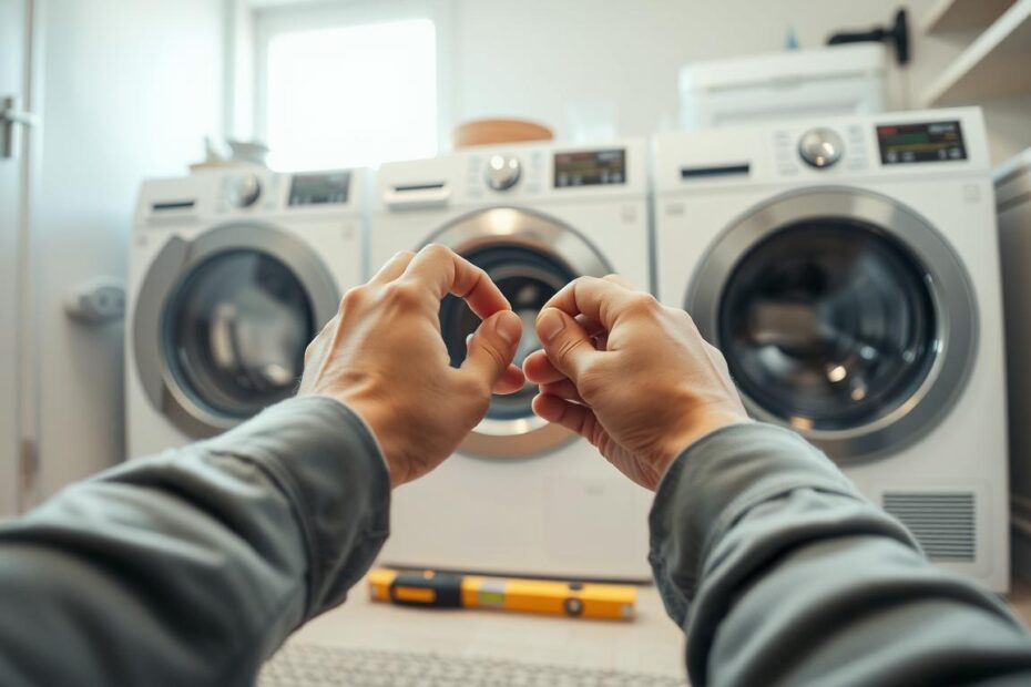 Jak zamontować łącznik pralki i suszarki Bosch