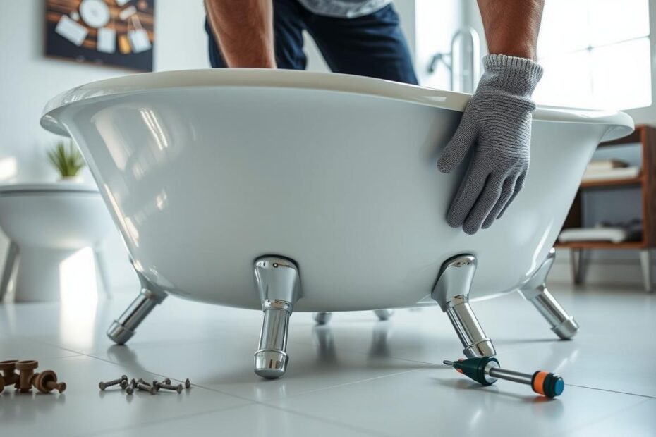Jak zamontować nóżki do wanny akrylowej