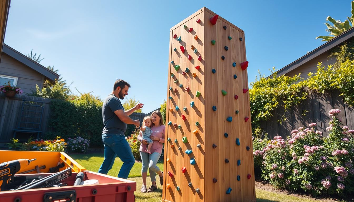 Jak zrobić ściankę wspinaczkową w ogrodzie